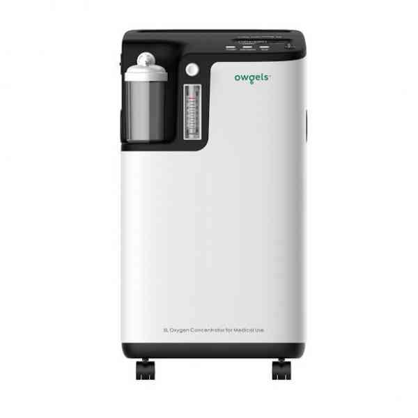 Concentrador de oxígeno 5LPM >90%, 350w 24/7 con función de nebulizador