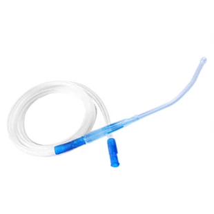 Cánula Yankauer CON CONTROL, CON TUBO DE 3.0m, desechable, de PVC, empaque estéril