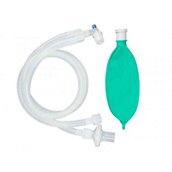 Circuito de anestesia CIRCULAR ADULTO 60" (152 cm), con puerto, filtro Antibacteriano viral y bolsa de 3L