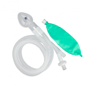 Circuito de anestesia CIRCULAR ADULTO 60" (152 cm), con puerto, filtro Antibacteriano viral, bolsa de 3L y mascarilla