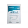 Bolsa de papel PARA ESTERILIZACIÓN 25cm X 36cm de grado médico, con porosidad controlada, para gas o vapor, con reactivo químico impreso y película plástica transparente, termosoldable