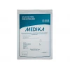 Bolsa de papel PARA ESTERILIZACIÓN 40cm X 58cm de grado médico, con porosidad controlada, para gas o vapor, con reactivo químico impreso y película plástica transparente, termosoldable