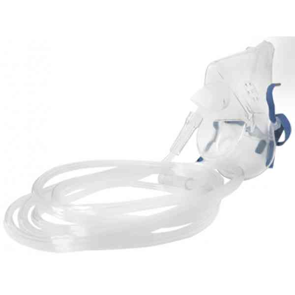 Mascarilla para oxigeno ADULTO, con tubería de 2.1 M / 7' (conector SWIVEL 360º)