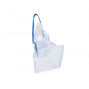 Mascarilla para oxigeno ADULTO con bolsa reservorio, de alta concentración válvula y tubería de 2.1m / 7' (conector SWIVEL 360º)