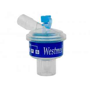 HMEF Filtro Nariz Artificial ADULTO ANGULADA a 45º CON PUERTO CO2 (150-1000ml) 99% de Filtración
