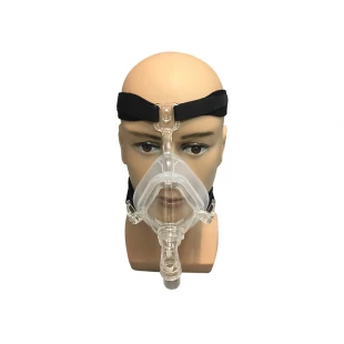 Mascarilla GRANDE no invasiva Oronasal para CPAP/VENTILADOR NO VENTILADA con cojín de silicón