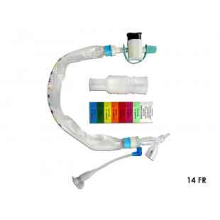Sistema de succión cerrado ADULTO 14 FR simple PARA TUBOS ENDOTRAQUEALES DEL 7.0 Y 7.5