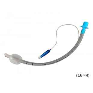 Tubo endotraqueal SIN GLOBO Y ESPIRAL DE ALAMBRE 4.0 (16 FR) con alma de acero