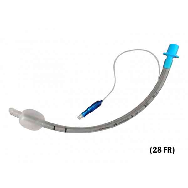 Tubo endotraqueal CON GLOBO Y ESPIRAL DE ALAMBRE 7.0 (28 FR) con alma de acero