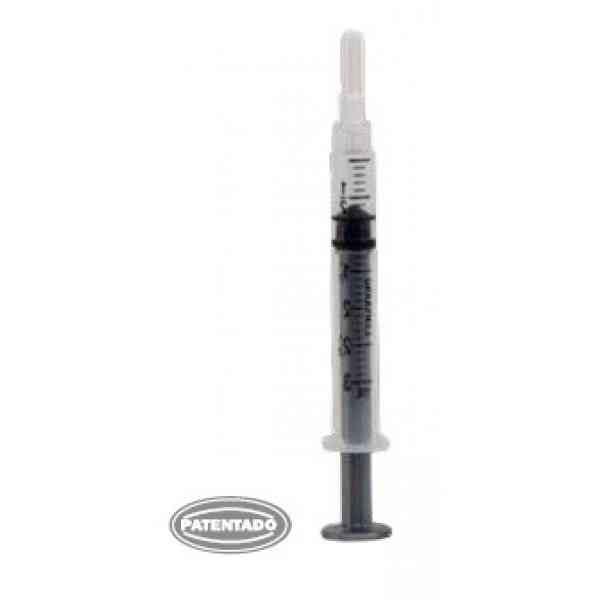 Jeringa para gasometría 3ml (3cc) SIN AGUJA, 25U de Heparina balanceada, para línea arterial ADULTO / PEDIÁTRICO, con sistema Luer-Lock