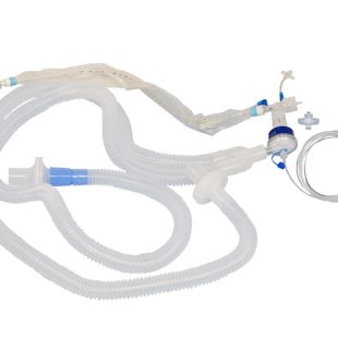 Circuito para ventilador universal ADULTO COVID-19 COMPUESTO con 2 filtros antibacterianos virales, con nariz artificial y sistema de succión cerrado de 14fr 60" (152 cm)