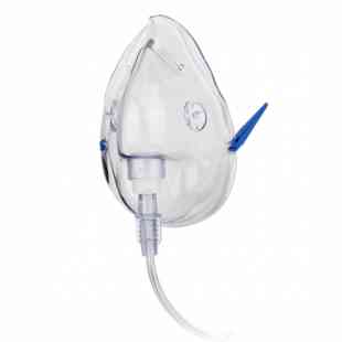Mascarilla para oxigeno ADULTO, con tubería de 2.1 M / 7'