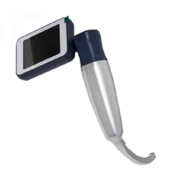 Videolaringoscopio digital de acero inoxidable con pantalla de 3" HD (1280*720P >150LUX) Memoria micro USB 8 GB