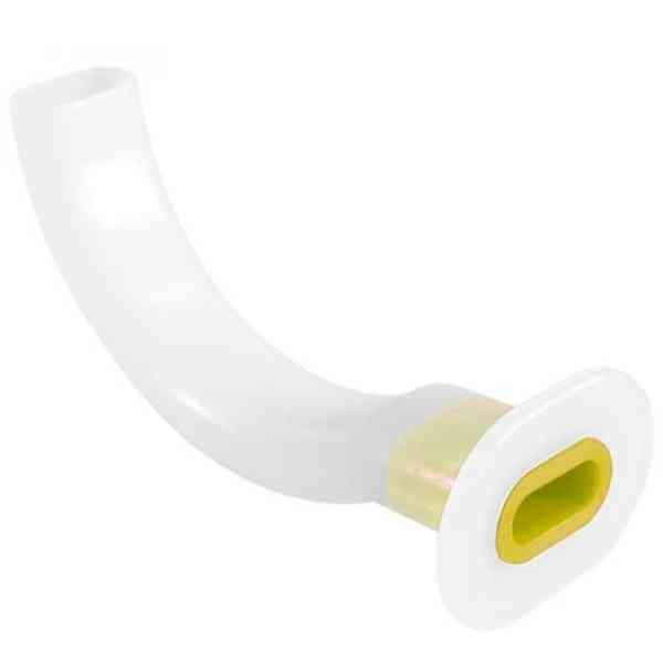Cánula de Guedel (orofaríngea) AMARILLA No. 4 (90 mm)