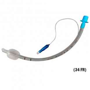 Tubo endotraqueal CON GLOBO Y ESPIRAL DE ALAMBRE 8.5 (34 FR) con alma de acero