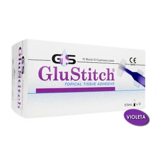 GluStitch Twist pegamento tisular a base de CIANOCRILATO, VIOLETA 0.5ml (caja c/12pzas)