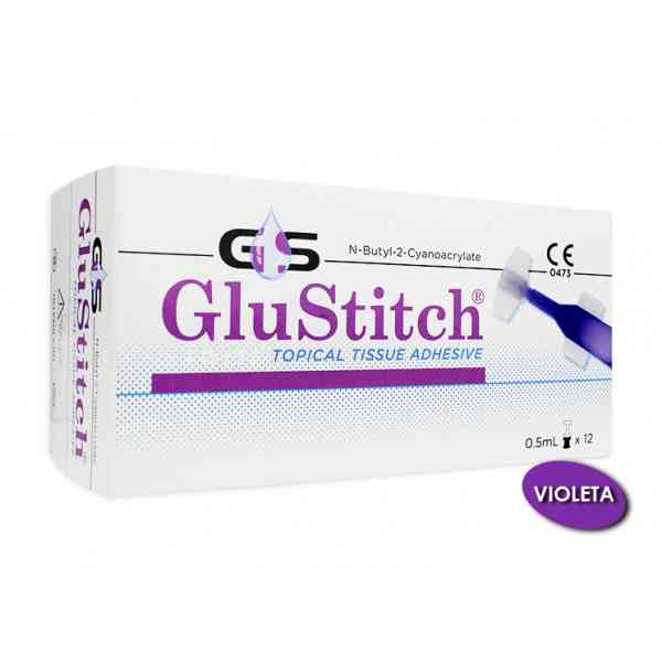 GluStitch Twist pegamento tisular a base de CIANOCRILATO, VIOLETA 0.5ml (caja c/12pzas)