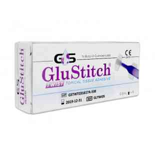 GluStitch Twist pegamento tisular a base de CIANOCRILATO, TRANSPARENTE 0.5ml (caja c/6pzas)