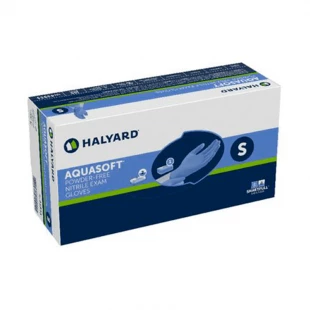 Guantes de nitrilo de examinacion Aquasoft Chicos