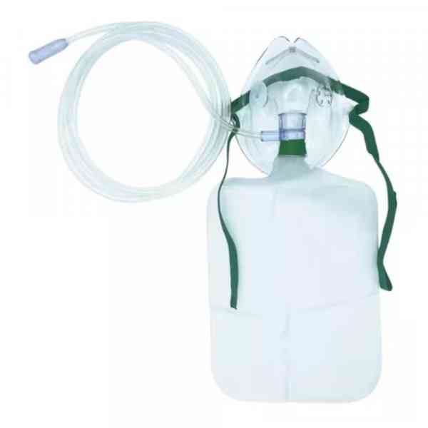Mascarilla para oxigeno NEONATAL de No-rehinalación, con válvula (60%-80% de concentración de O2)