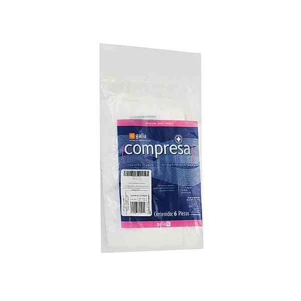 COMPRESA PARA VIENTRE DE ALGODON, CON TRAMA RADIOPACA, LONGITUD: ANCHO: 70 CM. 45 CM, NO ESTERIL (ENVASE CON 6 PIEZAS) (6002047)