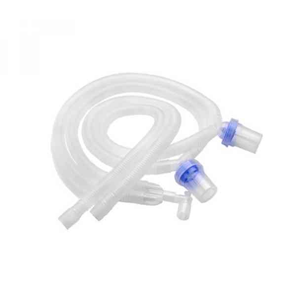 Circuito respiratorio corrugado para adulto de 1.8m conector "Y", 2 trampas de agua tubo corrugado para adulto de 0,4 m y adaptador universal.